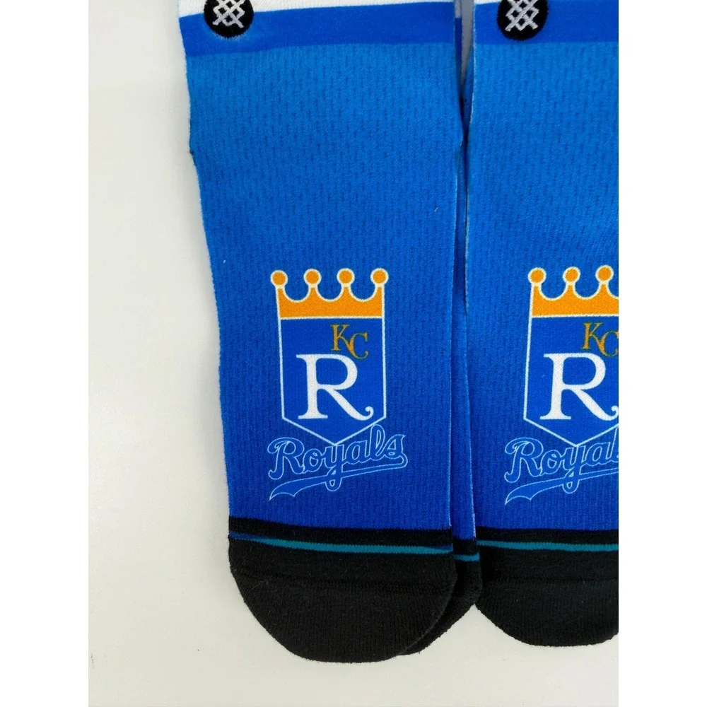 3 Pairs Stance Adult Blue Crew MLB Baseball Kansas City Royals Coop 23 L 9-13‎